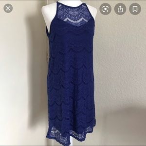 Blue dress small